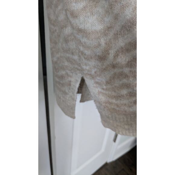 Abercrombie & Fitch Open Front Duster Cardigan Zebra Print - Picture 5 of 7